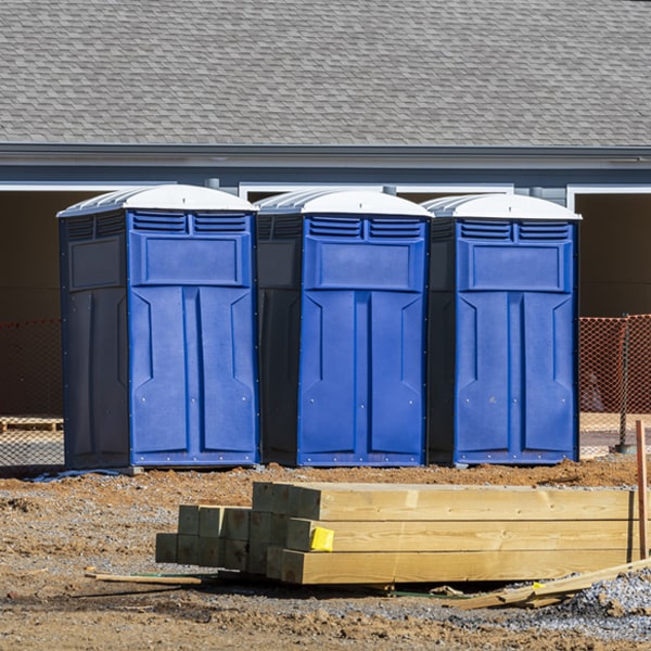 can i customize the exterior of the porta potties with my event logo or branding in Kingsbury